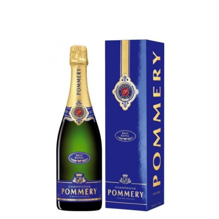POMMERY CHAMPAGNE BRUT ROYAL, WITH CASE 75cl.