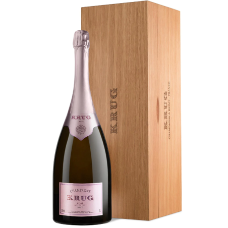KRUG CHAMPAGNE ROSÉ 20ÈME ÉDITION, CASSA DI LEGNO JEROBOAM 3lt.