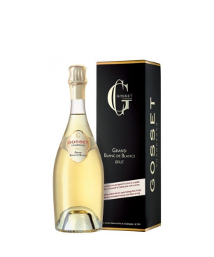 GOSSET Champagne GRAND BLANC DE BLANCS BRUT con astuccio 75cl.