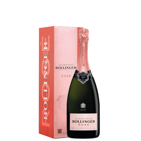 BOLLINGER Champagne BRUT ROSÉ con astuccio 75cl.