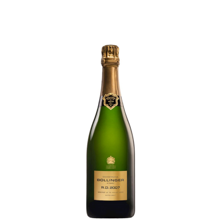 BOLLINGER Champagne EXTRA BRUT R.D. 2007 Disgorgement 28-05-2021 75cl.