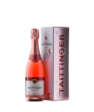 TAITTINGER CHAMPAGNE ROSÉ PRESTIGE BRUT ASTUCCIATO 75cl.