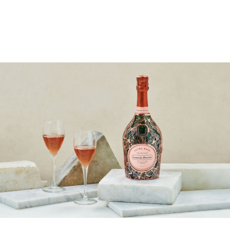 LAURENT PERRIER CHAMPAGNE CUVÉE ROSÉ BUTTERFLY 75cl.