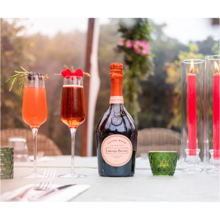 LAURENT PERRIER CHAMPAGNE BRUT CUVÉE ROSÉ 75cl.