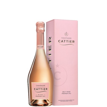 CATTIER Champagne ROSÉ BRUT PREMIER CRU with case 75cl.