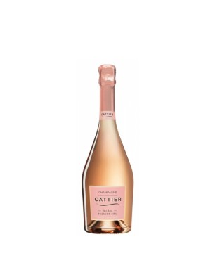 CATTIER Champagne ROSÉ BRUT PREMIER CRU with case 75cl.