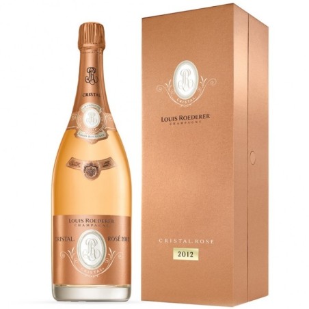 LOUIS ROEDERER CHAMPAGNE CRISTAL ROSÉ 2012 MAGNUM, WOODEN CASE 1,5lt.
