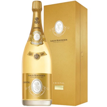 LOUIS ROEDERER CHAMPAGNE CRISTAL 2008 MAGNUM, WOODEN BOX 1,5lt.