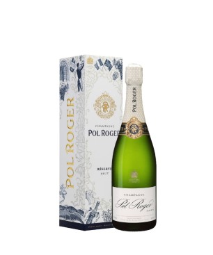 POL ROGER CHAMPAGNE BRUT RESERVE, ASTUCCIATO 75cl.