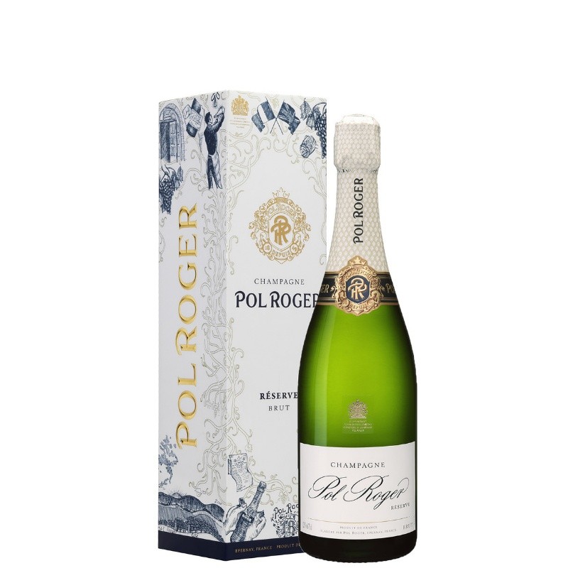 POL ROGER CHAMPAGNE BRUT RESERVE, ASTUCCIATO 75cl.