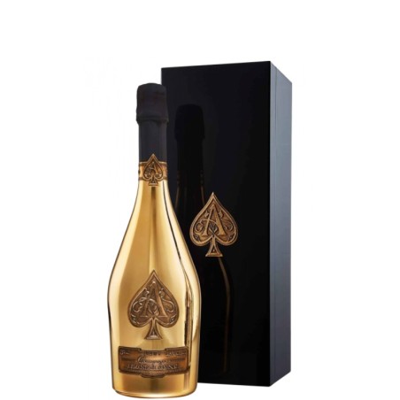 ARMAND DE BRIGNAC Champagne GOLD with case 75cl.