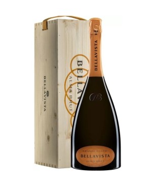 BELLAVISTA Franciacorta DOCG ALMA CUVÉE BRUT MATHUSALEM wooden box 6lt.