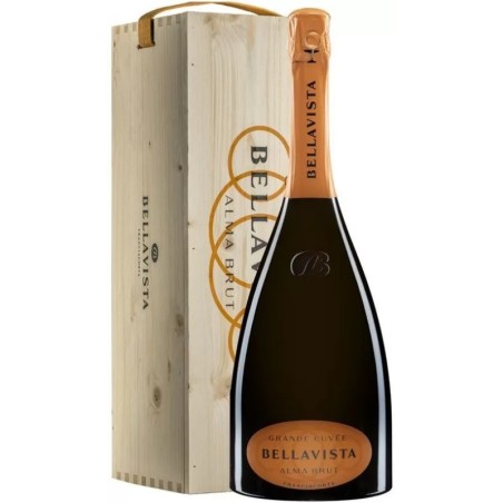 BELLAVISTA Franciacorta DOCG ALMA CUVÉE BRUT MATHUSALEM cassa legno 6lt.