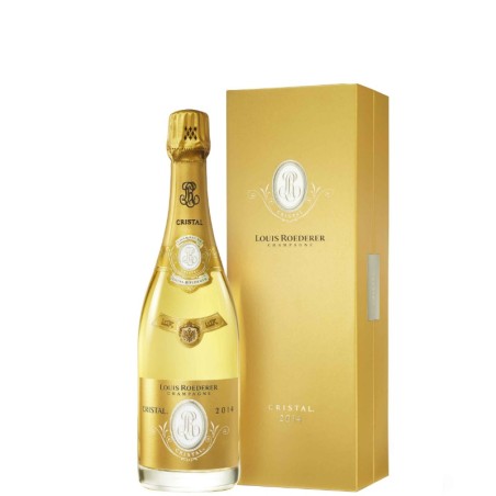 LOUIS ROEDERER CHAMPAGNE CRISTAL BRUT 2014 WITH CASE 75cl.