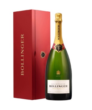 BOLLINGER Champagne BRUT SPECIAL CUVÉE JEROBOAM wooden box 3lt.
