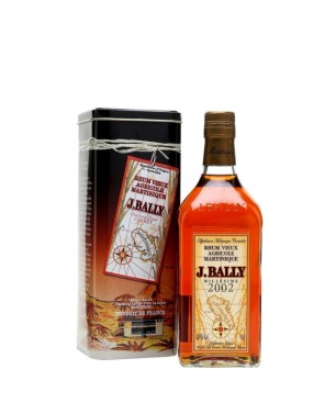 J. BALLY Rhum Millésime 2002 con astuccio 70cl.