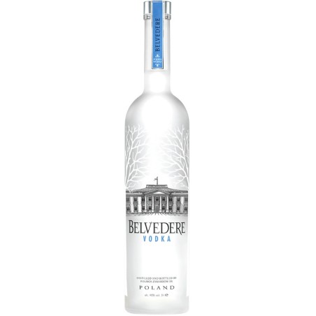 BELVEDERE VODKA ILLUMINATOR MATHUSALEM 6lt with pourer.