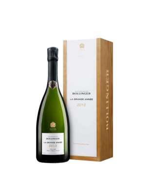 BOLLINGER Champagne LA GRANDE ANNÉE 2014 with case 75cl.