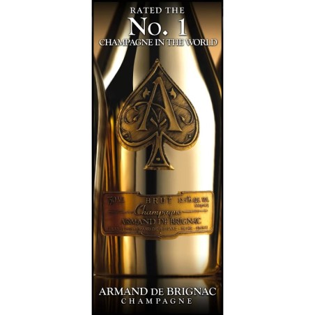 ARMAND DE BRIGNAC Champagne GOLD con Velvet Bag 75cl.