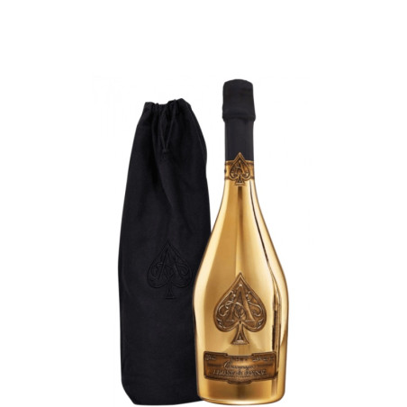 ARMAND DE BRIGNAC Champagne GOLD con Velvet Bag 75cl.