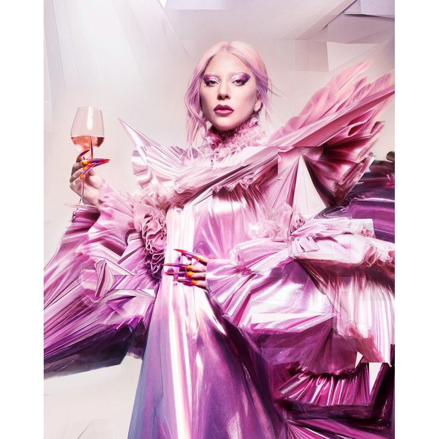 DOM PERIGNON Champagne LADY GAGA ROSÉ 2006 with case 75cl.