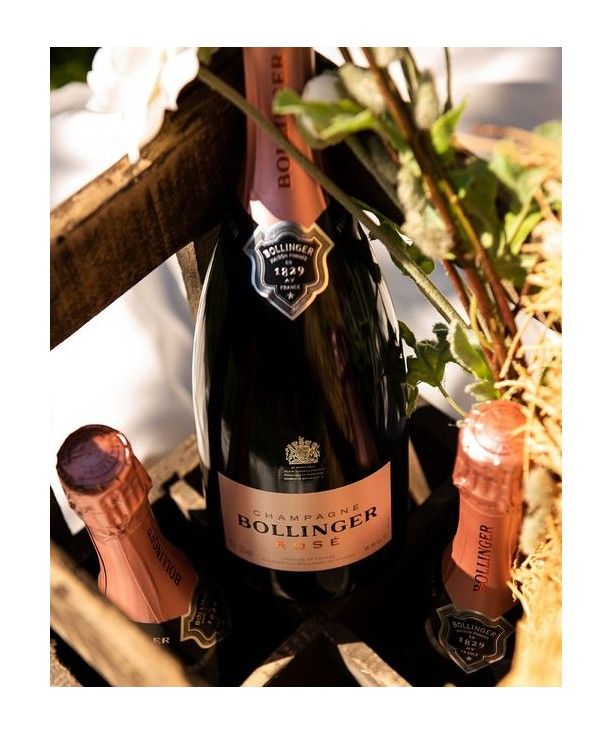 BOLLINGER Champagne BRUT ROSÉ with case 75cl.