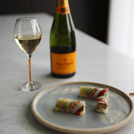 VEUVE CLICQUOT CHAMPAGNE BRUT YELLOW LABEL WITH CASE 75cl.