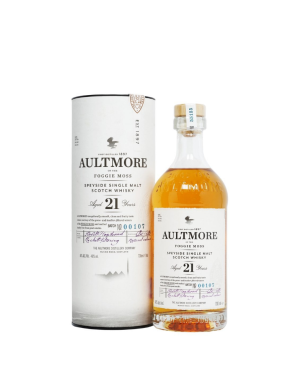 AULTMORE Single Malt Scotch Whisky 21 Years Old with case 70 cl.