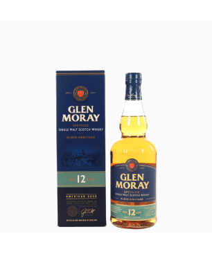 GLEN MORAY Single Malt Scotch Whisky 12 Years Old with case 70 cl.