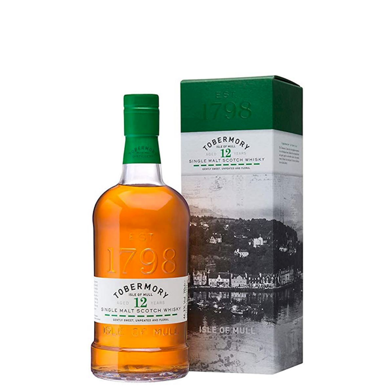 TOBERMORY WHISKY 12 ANNI, ASTUCCIATO 70cl