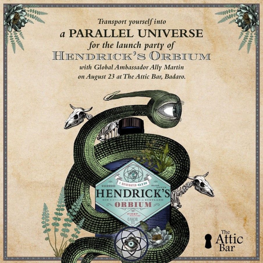 HENDRICK'S GIN ORBIUM, 70cl.
