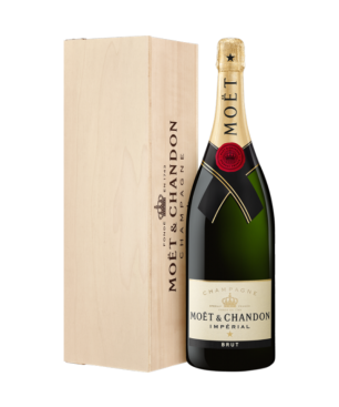 MOËT & CHANDON CHAMPAGNE BRUT IMPÉRIAL JEROBOAM 3lt cassa legno.