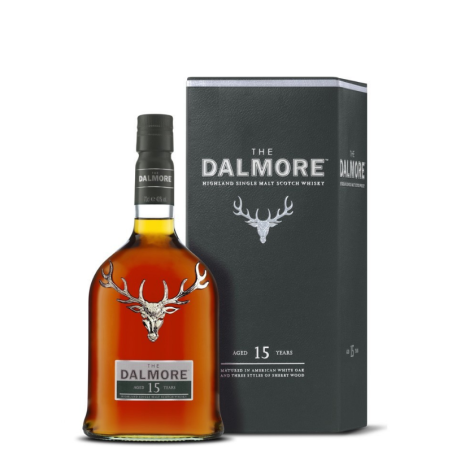 DALMORE Single Malt Scotch Whisky 15 Years Old with case 70cl.
